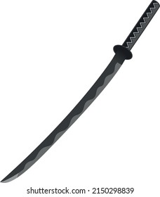 Regular Japanese katana with sharp blade