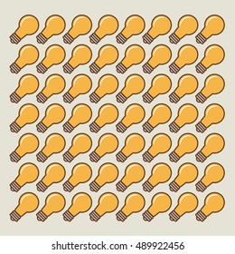 regular lightbulb pattern background image