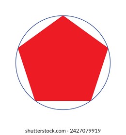 A regular pentagon is a polygon, a two-dimensional polytope with 5 edges, represented by Schläfli symbol. a regular polytope is a polytope whose symmetry group acts transitively on its flags,