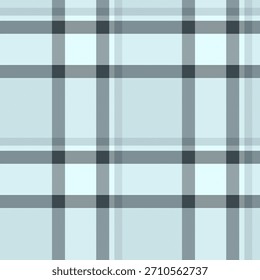 Tartan de textura sem costura regular, tecido de verificação de fundo misto. Eps vetor xadrez padrão têxtil na luz e luz cor ciano paleta.