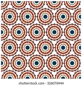 regular stacking circular pattern