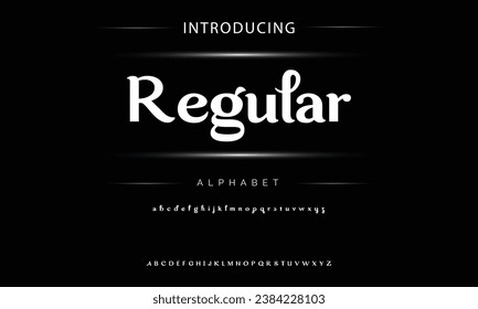 Regelmäßige Vintage-Dekorschriftart mit Etikettendesign und Hintergrundmuster