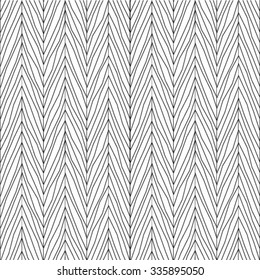 Regularly repeating geometrical elements, shapes, crossed lines. Monochrome. Seamless pattern, simple linear texture. Vector element of graphic design