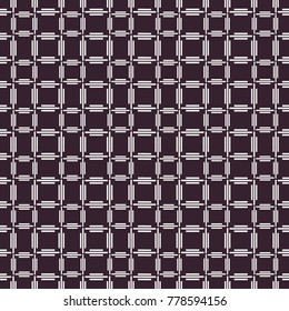 Regularly repeating geometrical texture with squares and straight lines. Modern stylish background.