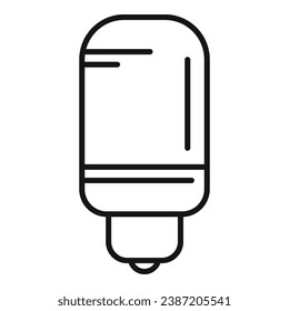 Regulate illumination icon outline vector. Home light. Smart lightbulb