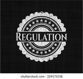 Emblema de tiza de regulación