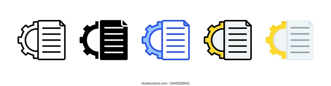 Regulation Icon Collection With Multiple Styles