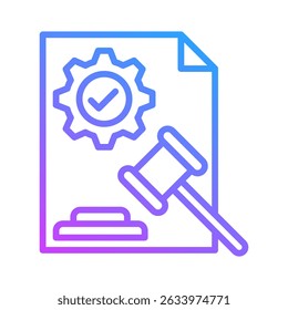 Regulation Icon Element For Design
