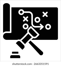 Regel-Icon-Element für Design