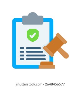 Icono de regulación Ilustración vectorial plana