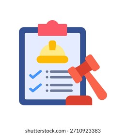 Icono de regulación Ilustración vectorial plana
