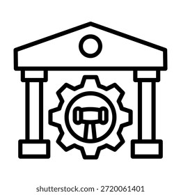 Vektorgrafik des Linienstils für Regler