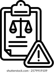 Regulation Icon Line Vector Illustration