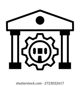 Icono de regulación Ilustración vectorial de estilo mixto