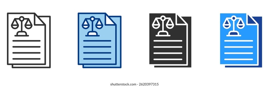 Coleção de Vetores de Múltiplos Estilos de Ícones de Regulamentação