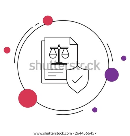 Regulation icon, Navigating Compliance Understanding Modern Regulatory Standards, Governance and Control The Power of Effective Regulation, vector