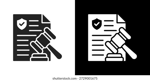 Conjunto de iconos de regulación Colección de estilo diferente.