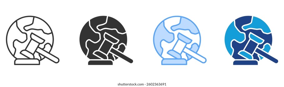 Regulation Icon Set Multiple Style Collection