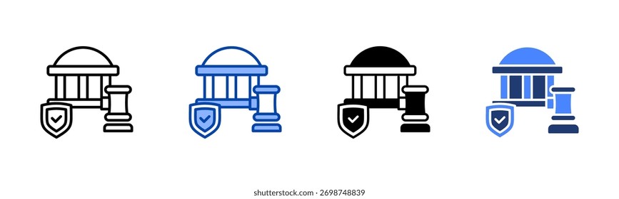 Verordnung Symbol Set mehrere Stilkollektion
