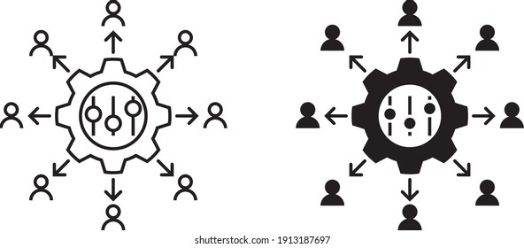 Regulation icon , vector illustration