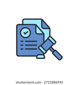 icono de regulación. Vector. Trazo editable. signo de estilo lineal para uso Diseño web, logotipo. Ilustración de símbolo.