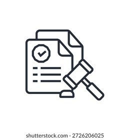 icono de regulación. Vector. Trazo editable. signo de estilo lineal para uso Diseño web, logotipo. Ilustración de símbolo.
