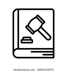Regulation Line Vector Illustration On White Background.