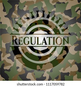 Regulation on camouflage texture