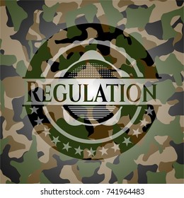 Regulation on camouflage texture