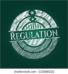 Regulation on chalkboard