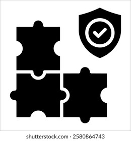 Regulation Puzzle Icon Element For Design