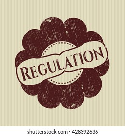 Regulation rubber grunge texture stamp