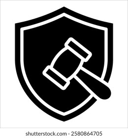 Regulation Shield Icon Element For Design