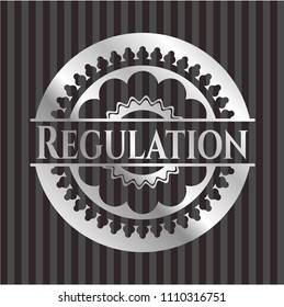  Regulation silvery emblem