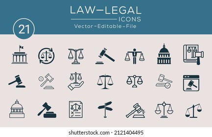 Regulation simple concept icons set. Contains such icons compliance, guideline, rule, law and more, can be used for web and apps.