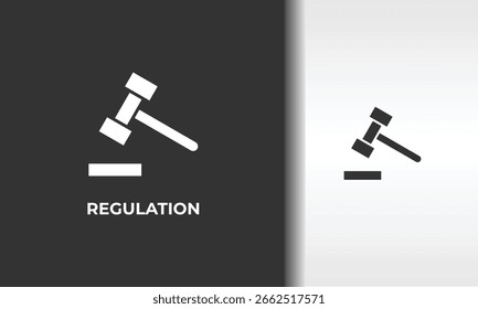 Ilustração De Símbolo Isolado De Vetor, Ícone Ou Sinal De Logotipo De Regulamento