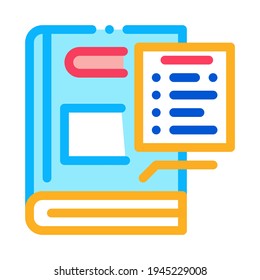 regulations policy color icon vector. regulations policy sign. isolated symbol illustration