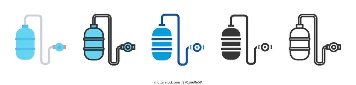 Regulator Symbol Set Multi-Stil verschiedene Sammlung