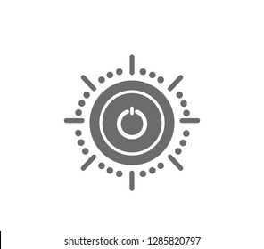 Regulator power icon. Power icon.  