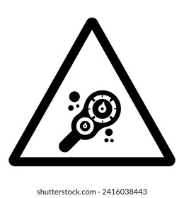 Symbol-Zeichen des Reglers, Vektorgrafik, einzeln auf weißem Hintergrund. EPS10