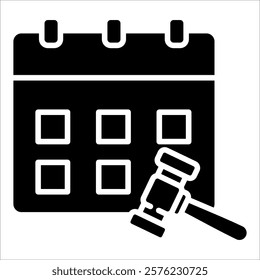 Regulatory Calendar Icon Element For Design