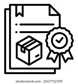 Regulatory Compliance Icon Element For Design