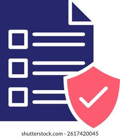 Regulatory Compliance Icon Fill Vector Illustration
