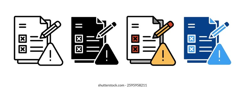 Regulatory Compliance Icon Set Multiple Style Collection