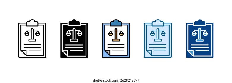 Regulatory Compliance Icon Set Multiple Style Collection
