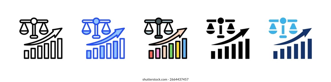 Regulatory Framework Icon Collection With Multiple Styles