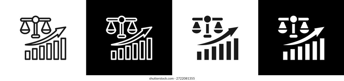 Regulatorische Rahmenlinie n Glyphe Symbolstil auf Weiß und Hintergrund