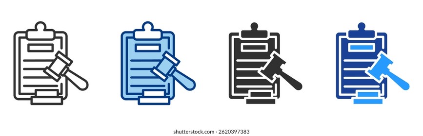 Regulatory Icon Multiple Style Vector Collection