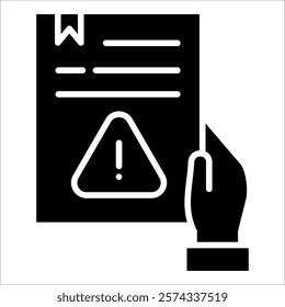 Regulatory Risk Icon Element For Design