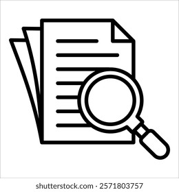 Regulatory Scrutiny Icon Element For Design